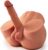 10.5 LB 2 in1 Torso Male Sex Doll with Realistic Dildo and Testis, Anal Male Masturbator with Tight Hole for Men Masturbation, Gohya Unisex Sex Toy for Couple Brown