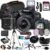 Canon EOS 2000D / Rebel T7 DSLR Camera w/EF-S 18-55mm F/3.5-5.6 Zoom Lens + 64GB Memory, Filters,Case, Tripod, Flash, Remote, and More (35pc Bundle)