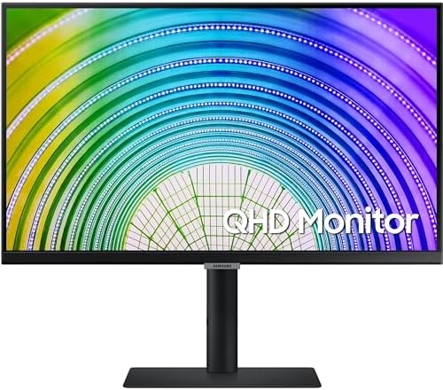 SAMSUNG 32″ ViewFinity S60UA QHD 2K VA HDR10 AMD FreeSync Plat Monitor – 2560 x 1440 Resolution @ 75 Hz, 3000:1, HDMI + DisplayPort + USB Type-C with Height/Pivot/Tilt Adjustable Stand, WEPGPY