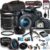 Canon EOS Rebel T7 DSLR Camera w/EF-S 18-55mm F/3.5-5.6 is II Zoom Lens + 64GB Memory, Macro + 2X Len, Case, Gripster Tripodpod, and More (28pc Bundle)