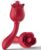 Rose Toy Vibrator for Women, Clitoral Tongue Licking Toy Mini Small Vibrators with 7 Modes & 9 Powerful Vibration, Nipples Clitorals Stimulator for Women, Tongue Licker Adult Sex Toys for Couples-Tall