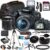 Canon EOS Rebel T7 DSLR Camera w/EF-S 18-55mm F/3.5-5.6 is II Zoom Lens + 64GB Memory, Case, Tripod, Flash, Remote, and More (32pc Bundle)
