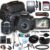 Canon EOS Rebel SL3 DSLR Camera w/EF-S 18-55mm F/4-5.6 STM Zoom Lens + 64GB Memory, Case, Tripod, Flash, Remote, and More (32pc Bundle)