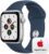 Apple Watch SE (GPS, 40mm) – Silver Aluminium Case with Abyss Blue Sport Band – Regular with AppleCare+