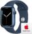 Apple Watch Series 7 GPS, 45mm Blue Aluminum Case with Abyss Blue Sport Band – Regular with AppleCare+