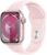 Apple Watch Series 9 [GPS 41mm] Smartwatch with Pink Aluminum Case with Light Pink Sport Band S/M. Fitness Tracker, ECG Apps, Always-On Retina Display, Water Resistant