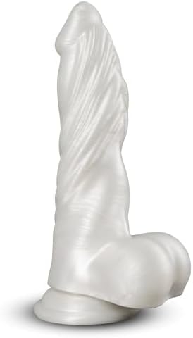 Baquick Suction Dildo Sex Toys for Women Men Monster Dildos 9.5 Inch PVC with Suction Cup, Huge Thick Fantasy Dildos for Pussy Anal Pleasure for Male Female Adult Toys, White