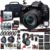 Canon EOS 90D DSLR Camera with 18-135mm Lens (3616C016), 4K Monitor, Pro Headphones, Pro Mic, 2 x 64GB Card, Case, Corel Photo Software, Pro Tripod, 3 x LPE6 Battery + More (Renewed)