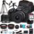 Canon EOS R50 Mirrorless Digital Camera with RF-S 18-45mm f/4.5-6.3 is STM Lens + 64GB Memory + Case+ Steady Grip Pod + Tripod+ Macro + 2X Lens + Software Pack + More (34pc Bundle)