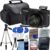 Canon PowerShot G7 X Mark II Digital Camera (Black) Bundle with SanDisk 64GB Memory Card, Full Size Tripod, High Speed Card Reader + Photo Kit for G7X Mark II (20 Items)