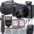 Canon PowerShot SX740 HS Digital Camera with Flash + 2 Extra Batteries + Two 64GB Memory Cards + Tripod + Case & More
