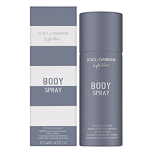 DOLCE & GABBANA Light Blue Pour Homme Body Spray 4.2 Ounce