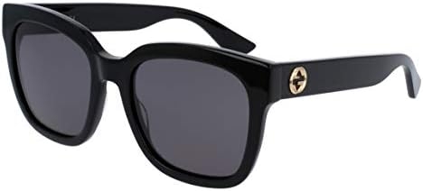 Gucci GG0034S 001 Black 0034S Square Sunglasses Lens Category 3 Size 54mm, womens