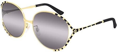 Gucci Grey Gradient Round Ladies Sunglasses GG0595S 001 59