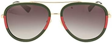 Gucci Pilot Urban Web Block Aviator Sunglasses