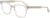 Gucci Rectangular Eyeglasses GG0184O 005 Transparent Gray 50mm 0184