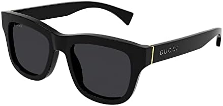 Gucci Rectangular Sunglasses GG1135S 002 Black 51mm 1135