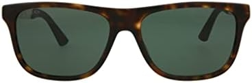 Gucci Square/Rectangle Sunglasses Havana Green Luxury Eyewear Made In Italy Acetate Frame Designer Fashion for Everyday Luxury