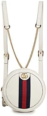 Gucci Women’s Pre-Loved Mini Ophidia Round Backpack, Grain, White, One Size