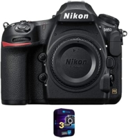 Nikon 1585 D850 45.7MP Full-Frame FX-Format Digital SLR Camera, Black (Body Only) Bundle with 3 YR CPS Enhanced Protection Pack