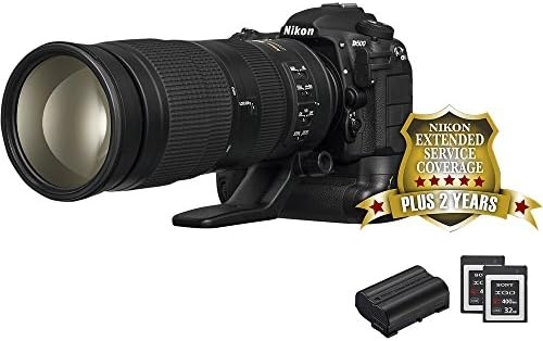 Nikon 20.9 D500 Sports & Wildlife Kit with 3.2″ LCD, Black (13518)