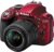 Nikon D3300 24.2 MP CMOS Digital SLR with Auto Focus-S DX NIKKOR 18-55mm f/3.5-5.6G VR II Zoom Lens (Red)