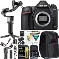 Nikon D780 Full Frame DSLR 4K FX Format Camera Body 1618 Filmmaker’s Bundle Including DJI RS 3 Mini Gimbal Stabilizer Kit + Deco Gear Photography Backpack + 64GB High Speed Card & Software