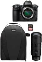 Nikon Z8 Mirrorless Camera Bundle with NIKKOR Z 70-200mm f/2.8 VR S Lens – Full-Frame Sensor Technology Bundle with Sling Camera Bag, and 128 Memory Card (4 Items)