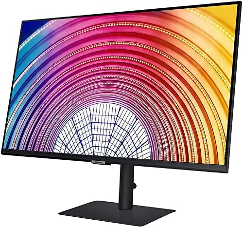 SAMSUNG 32 Inches S60A Series QHD (2560×1440) Computer Monitor, 75Hz, HDMI, Display Port, HDR10 (1 Billion Colors), Height Adjustable Stand, TUV-Certified Intelligent Eye Care (LS32A600NWNXGO)