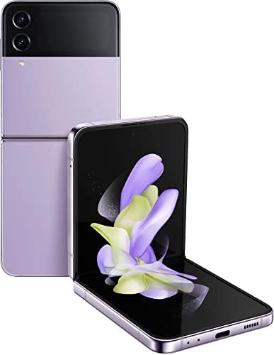SAMSUNG Galaxy Z Flip4 5G 512GB 8GB RAM Factory Unlocked (GSM Only | No CDMA – not Compatible with Verizon/Sprint) – Purple