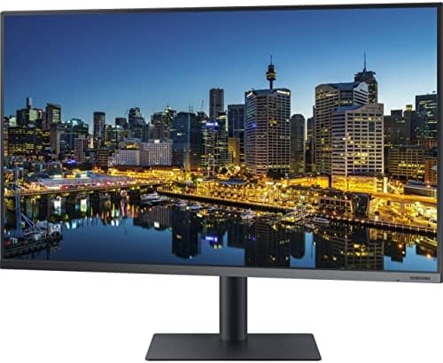 SAMSUNG TU87F Series 32-Inch Viewfinity 4K UHD Pro Monitor, VA Panel, 60Hz, 5ms, HDR10, sRGB, HDMI, Dual 4K Display, Fully Adjustable Stand, Eye Saver Mode (LF32TU874VNXGO) Dark Blue Gray
