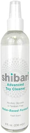 SHIBARI Advanced Toy Cleaner 8 Ounces, Alcohol, Glycerin, Paraben Free Clean