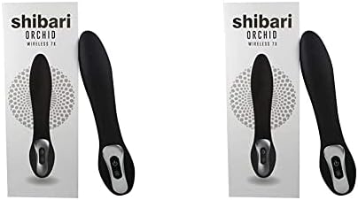 Shibari Orchid, Luxury 7-Speed Vibrator, Black (Pack of 2)