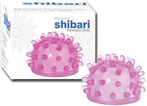 Shibari Vibrator Attachment, Pleasure Dots Wand Add-On, Fits Most Body Wands