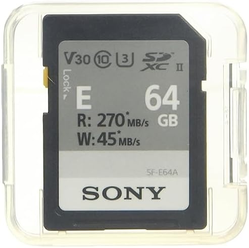Sony 64GB E Series UHS-II SDXC Memory Card