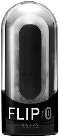 TENGA FLIP 0 (Zero) Men Masturbation Device, Reusable Pleasure Toy Cup Massager and Personal Masturbation Toy, TFZ-002 Black