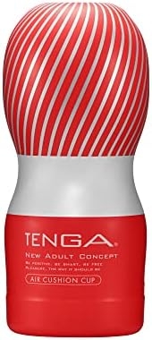 TENGA TOC-205 Air Flow Pre-Lubricated Male Masturbator Vacuum Cup with Powerful Suction Red