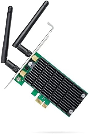 TP-Link AC1200 PCIe WiFi Card(Archer T4E)- 2.4G/5G Dual Band Wireless PCI Express Adapter, Low Profile, Long Range Beamforming, Heat Sink Technology, Supports Windows 11/10/8.1/8/7/XP