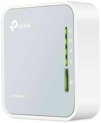 TP-Link AC750 Wireless Portable Nano Travel Router(TL-WR902AC) – Support Multiple Modes, WiFi Router/Hotspot/Bridge/Range Extender/Access Point/Client Modes, Dual Band WiFi, 1 USB 2.0 Port