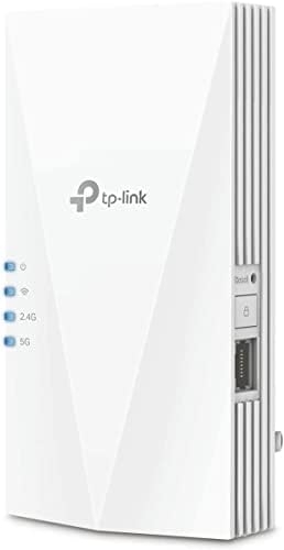 TP-Link AX1500 WiFi Extender Internet Booster(RE500X), WiFi 6 Range Extender Covers up to 1500 sq.ft and 25 Devices,Dual Band, AP Mode w/Gigabit Port, APP Setup, OneMesh Compatible