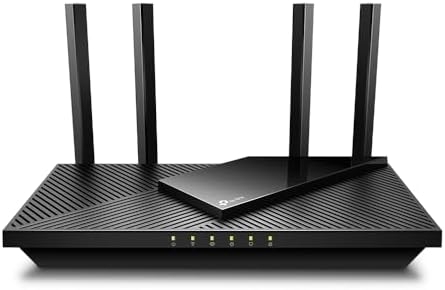 TP-Link AX1800 WiFi 6 Router (Archer AX21) – Dual Band Wireless Internet Router, Gigabit Router, Easy Mesh, Works with Alexa – A Certified for Humans Device