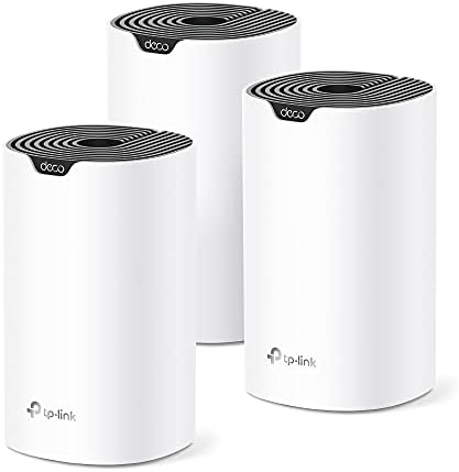 TP-Link Deco Mesh WiFi System (Deco S4) – Up to 5,500 Sq.ft. Coverage, Replaces WiFi Router and Extender, Gigabit Ports, Works with Alexa, 3-pack