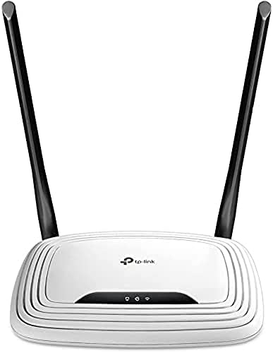 TP-Link N300 Wireless Extender, Wi-Fi Router (TL-WR841N) – 2 x 5dBi High Power Antennas, Supports Access Point, WISP, Up to 300Mbps