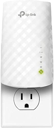 TP-Link WiFi Extender with Ethernet Port, Dual Band 5GHz/2.4GHz , Up to 44% more bandwidth than single band, Covers Up to 1200 Sq.ft and 30 Devices, signal booster amplifier supports OneMesh(RE220)