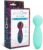 plusOne Travel Vibrating Wand, Massage Stick, Teal